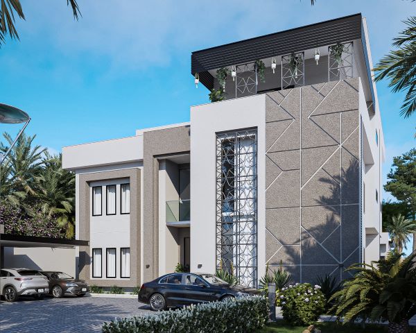 Nagwamatse Villa residential design and construction supervision, Nigeria